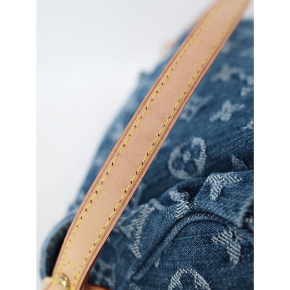 Louis Vuitton Denim Mini Pleaty Shoulder Bag Blue - Picture 6 of 9
